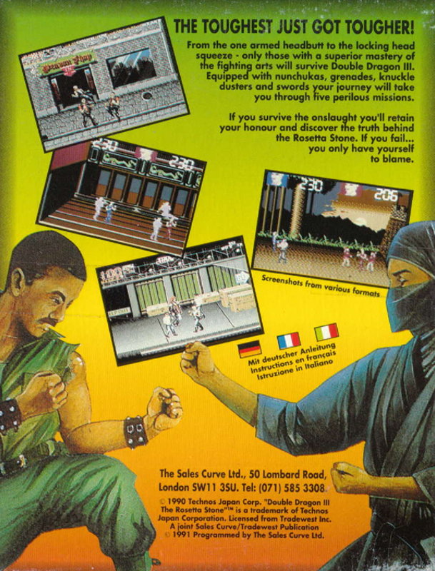Double Dragon 3 - The Rosetta Stone - Dos