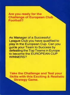 European 2 - The European Cup dos
