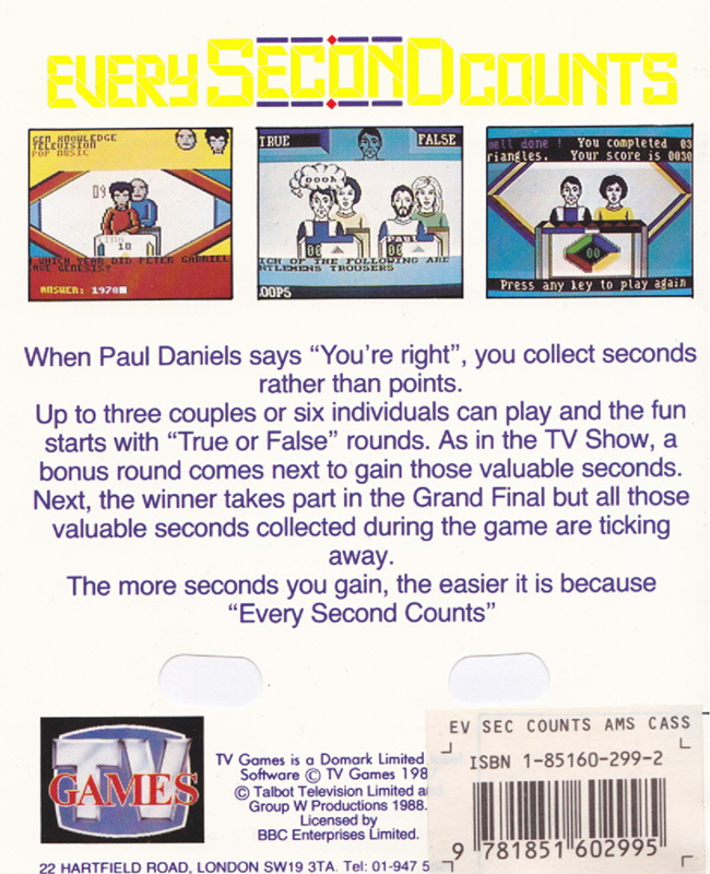 Every Second Counts - Dos