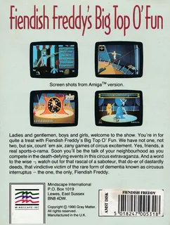 Fiendish Freddy's Big Top O' Fun dos