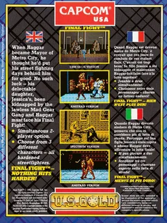 Final Fight dos