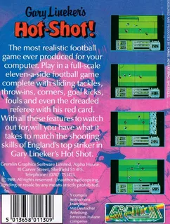 Gary Lineker's Hot-Shot! dos