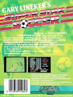 Gary Lineker's Super Star Football dos