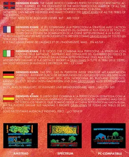 Genghis Khan dos