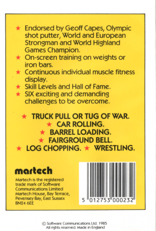 Geoff Capes Strongman dos