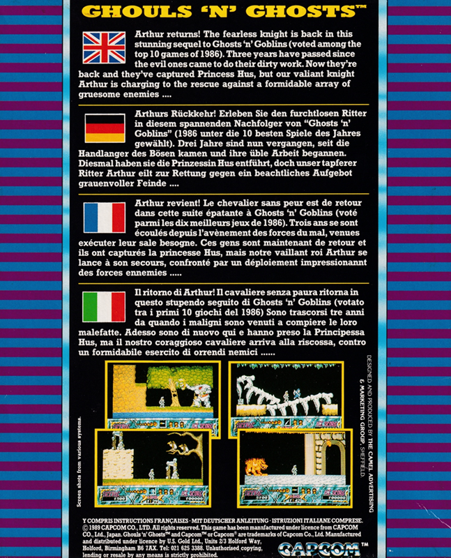 Ghouls 'n Ghosts dos