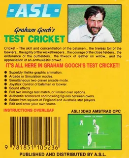 Graham Gooch's Test Cricket dos