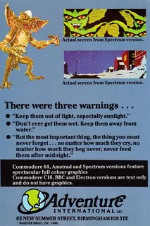 Gremlins - The Adventure dos