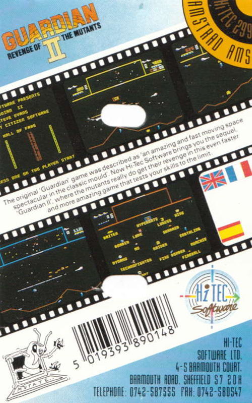 Guardian 2 - Revenge Of The Mutants dos