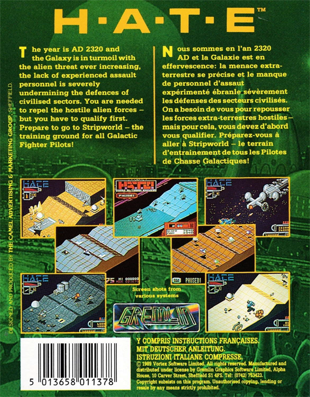 H.A.T.E - Hostile All Terrain Encounter - Dos