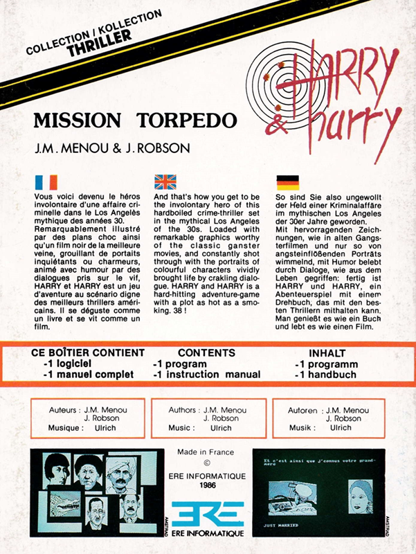 Harry & Harry : Mission Torpedo - Dos