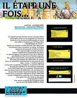 Il Était Une Fois dos