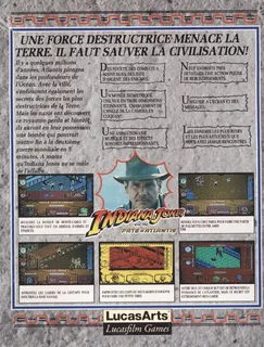 Indiana Jones and the Fate of Atlantis - The Action Game dos