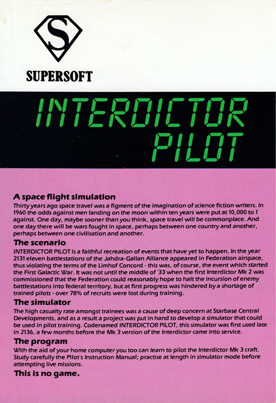 Interdictor Pilot - Dos