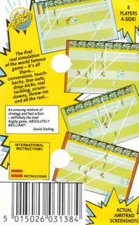 International Rugby Simulator dos