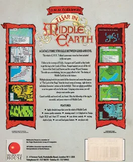 J.R.R. Tolkien's War in Middle Earth dos
