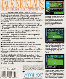 Jack Nicklaus' Greatest 18 Holes Of Major Championship Golf dos