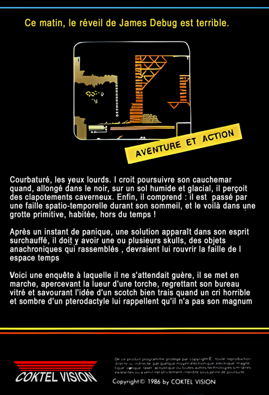 James Debug : Le Grand Saut - Dos