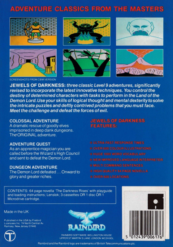 Jewels Of Darkness, The - Dos