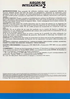 Juegos de Inteligencia 2 - Dos