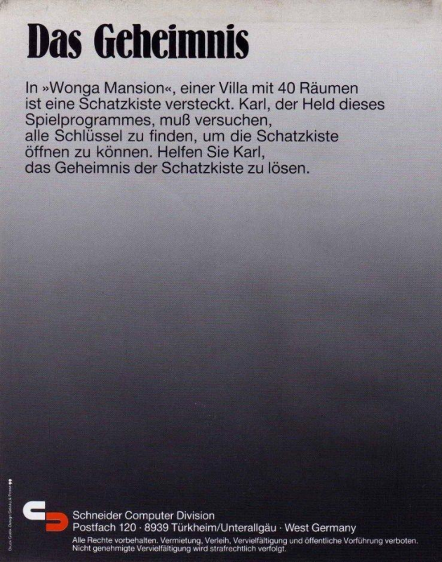 Karl's Treasure Hunt - Dos