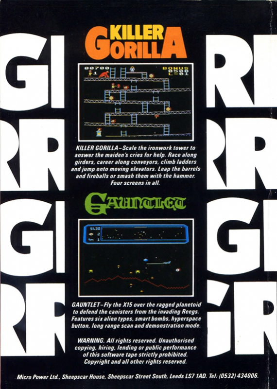 Killer Gorilla - Dos