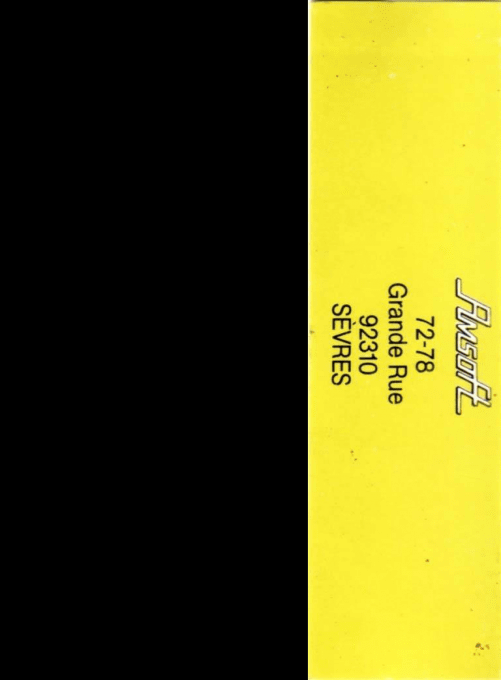 L 'Apprenti Sorcier - Dos