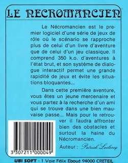 Le Nécromancien dos