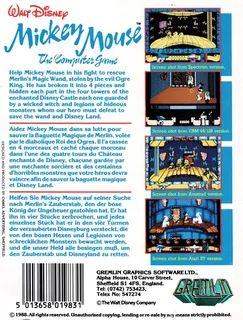 Mickey Mouse - The Computer Game dos