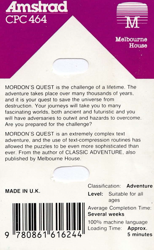 Mordon's Quest - Dos