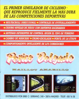 Perico Delgado Maillot Amarillo dos