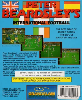 Peter Beardsley's International Football dos