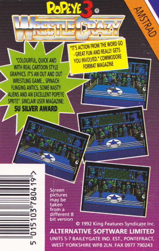 Popeye 3 - Wrestle Crazy - Dos