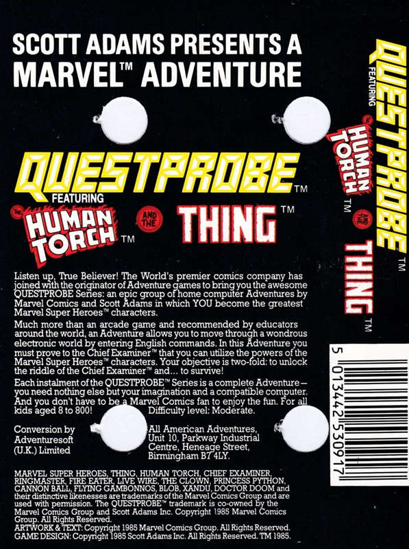 Questprobe Featuring The Human Torch And The Thing - Dos