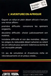 Raid Sur Ténéré dos