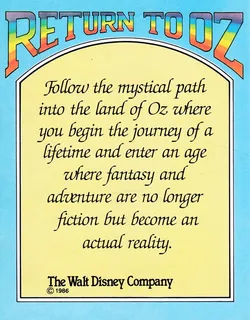 Return To Oz dos