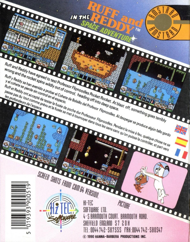 Ruff And Reddy In The Space Adventure - Dos