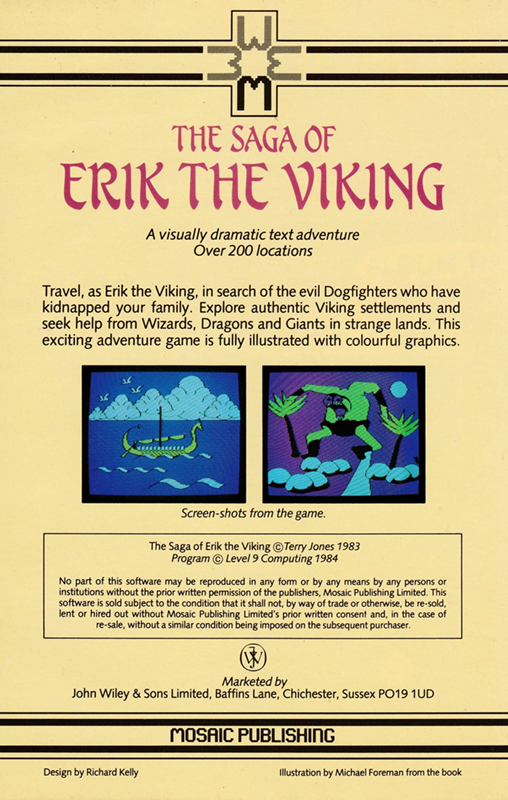 Saga Of Erik The Viking, The - Dos