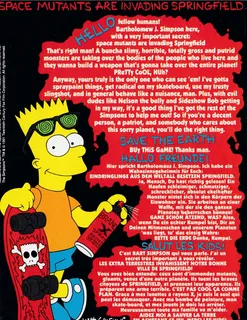 Simpsons, The - Bart Vs. The Space Mutants dos