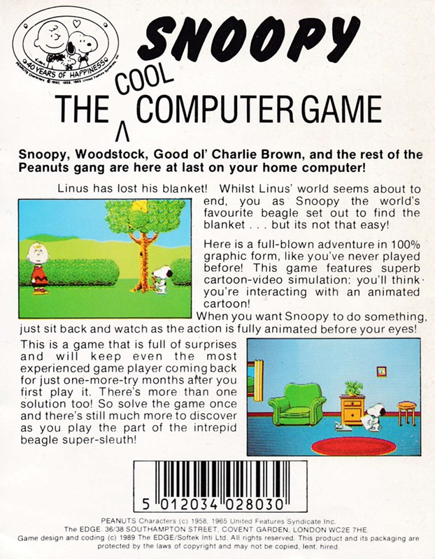 Snoopy - The Cool Computer Game - Dos