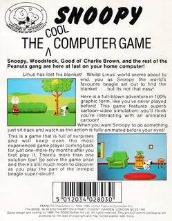 Snoopy - The Cool Computer Game dos