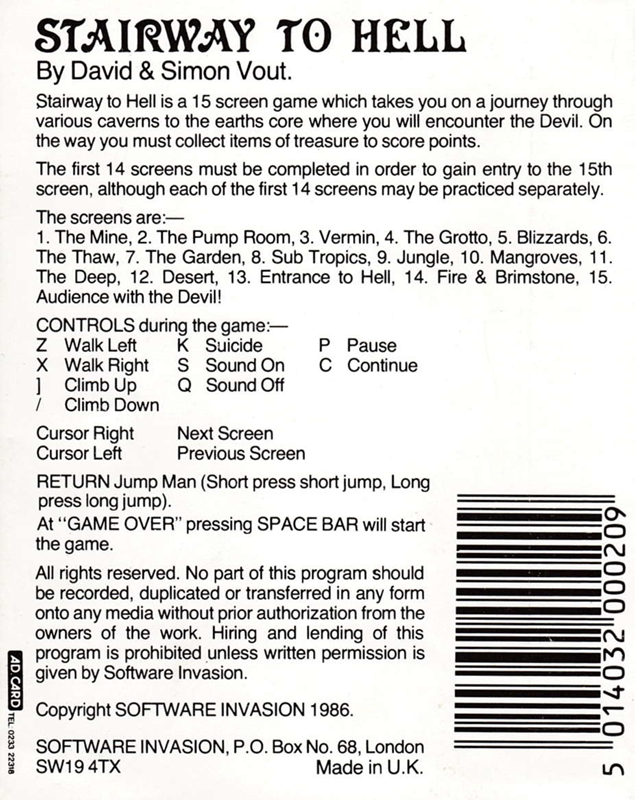 Stairway To Hell - Dos