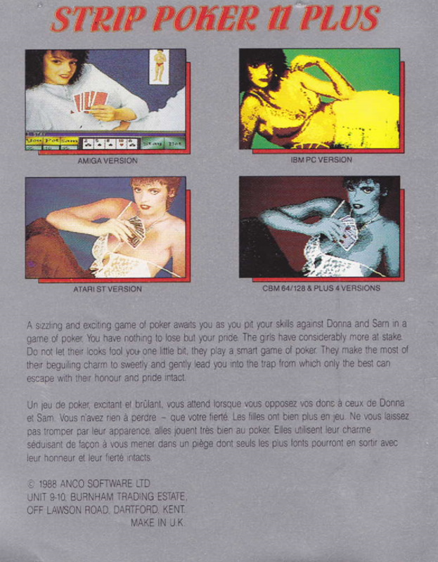 Strip Poker 2 Plus - Dos