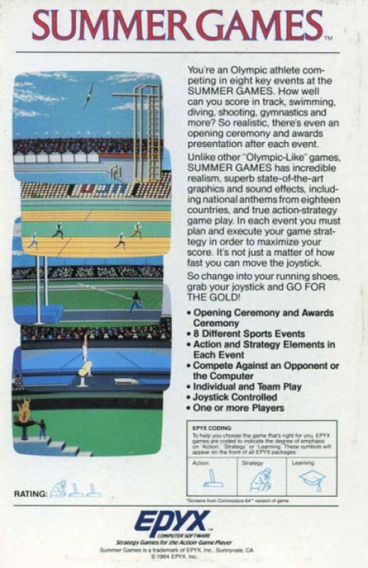 Summer Games 2 - Dos