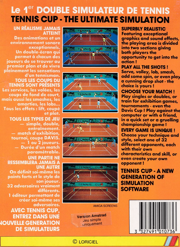 Tennis Cup - Dos