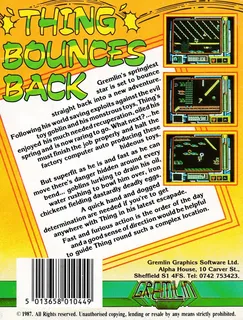 Thing Bounces Back dos