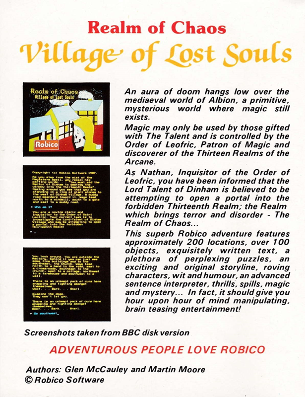Village Of Lost Souls - Dos