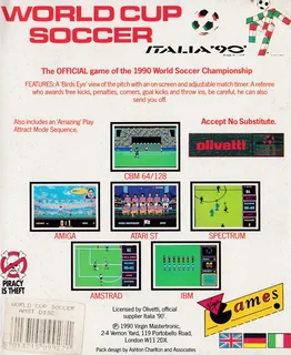 World Cup Soccer - Italia '90 dos