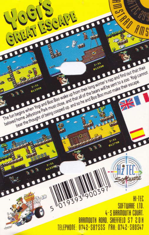 Yogi's Great Escape - Dos