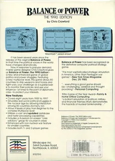 Balance of Power : The 1990 Edition dos